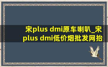 宋plus dmi原车喇叭_宋plus dmi(低价烟批发网)抬头显示